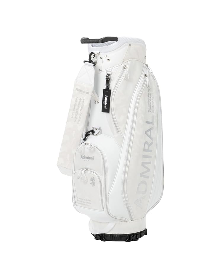 美品Admiral ゴルフ　キャリバッグ　ホワイト　カバーあり合皮 Amazon | Admiral GOLF(アドミラル ゴルフ) カートキャディ
